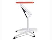 Red Workpad Adjustable Desk by Unique Furniture 201