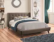 Gray Fabric Bed CO161