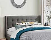 Gray Fabric Bed CO161