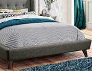 Gray Fabric Bed CO161