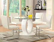Round White Dining Table FA 825