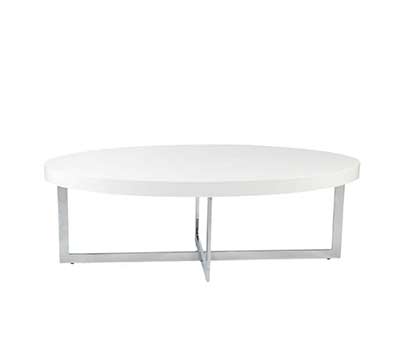 Olivia Coffee table in White lacquer