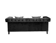 Black Velvet Sofa CO 817