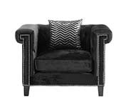 Black Velvet Sofa CO 817