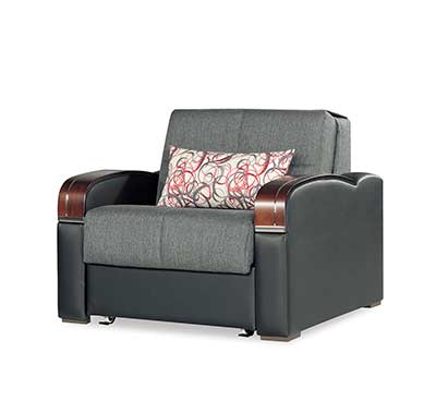 Chair Bed Sleeper in Gray