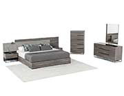 Italian Oak Grey Bedroom Set VG 393