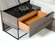 Italian Oak Grey Bedroom Set VG 393
