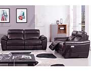 Dark Brown Italian leather sofa AEK 088