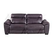 Dark Brown Italian leather sofa AEK 088