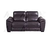 Dark Brown Italian leather sofa AEK 088