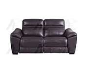 Dark Brown Italian leather sofa AEK 088