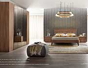 Modern Walnut Bed EF Tormenta