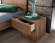 Modern Walnut Bed EF Tormenta