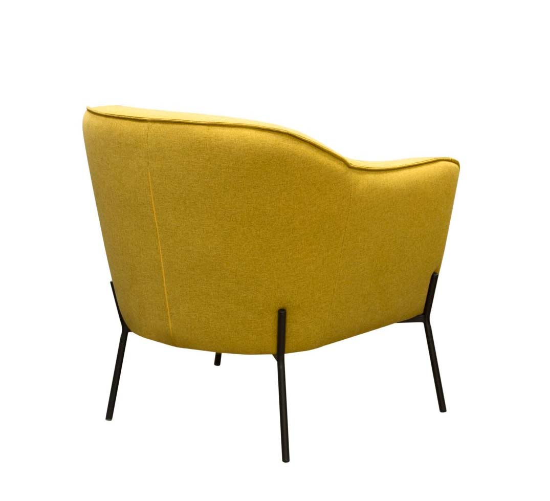 Accent Chair Fabric Yellow Ds Prestige B4 