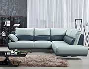 Light grey with Blue Sectional Sofa EF 311