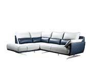 Light grey with Blue Sectional Sofa EF 311