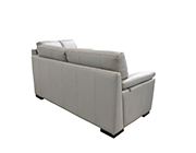 Grey Italian Leather Sofa VG Mariano