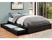 Storage Platform Leatherette bed CO 386