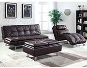 Contemporary Brown Sofa Bed CO 321