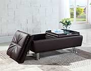 Contemporary Brown Sofa Bed CO 321