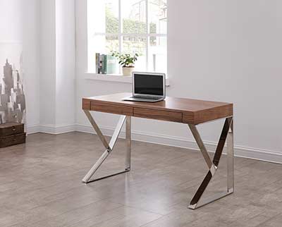 Modern Walnut Desk NJ 712