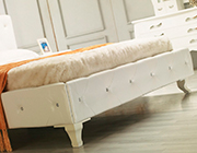 White Twin Bed with Crystals VG Monaco