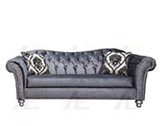Greyish Blue fabric sofa set AE 600
