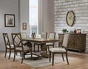 Oak Finish Dining table AC Dorothy