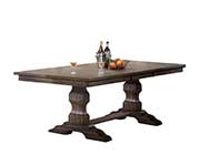 Oak Finish Dining table AC Dorothy