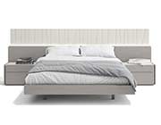 Grey Bed with Light Grey Lacquer NJ Paola