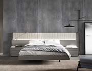 Grey Bed with Light Grey Lacquer NJ Paola