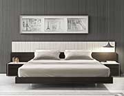 Grey Bed with Light Grey Lacquer NJ Paola