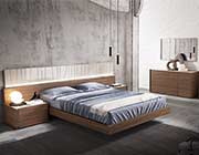 Grey Bed with Light Grey Lacquer NJ Paola