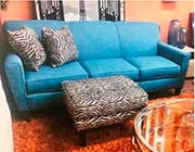 Blue Fabric sofa