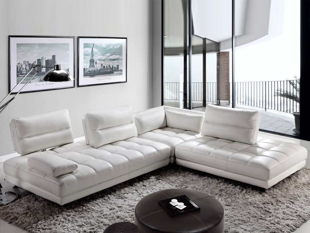Top Grain Leather Sectional Sofa By, Moroni Leather Furniture