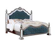 Silver Finish Bed FA 194