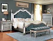 Silver Finish Bed FA 194