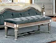 Silver Finish Bed FA 194