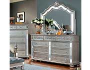 Silver Finish Bed FA 194