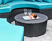 Patio Day bed with Turqoise Cushios FA 117