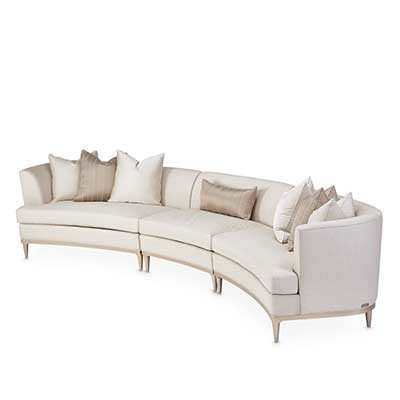 Malibu Crest 3-Piece Sofa by AICO