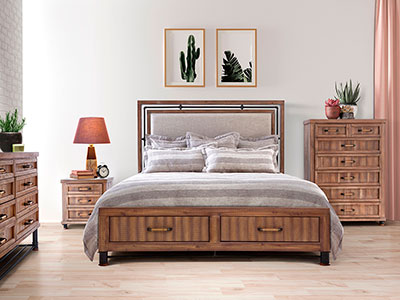 Crossings Storage Bedroom set by AICO