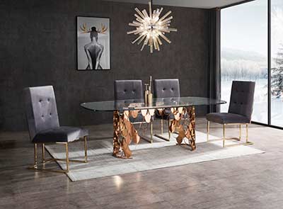 Rosegold Dining Table VG Jenaro