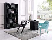 Modern Black High Gloss Desk VG 347