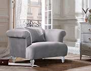 Elegant Gray Velvet Sofa AL 331