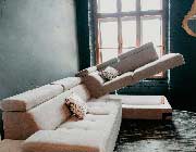 Light Gray Sectional Sofa bed EF Gaila