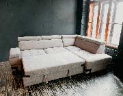 Light Gray Sectional Sofa bed EF Gaila