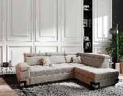 Light Gray Sectional Sofa bed EF Gaila