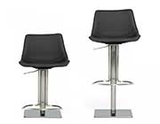 Light Gray Eco-Leather Bar Stool VG Niven