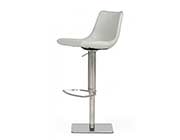 Light Gray Eco-Leather Bar Stool VG Niven